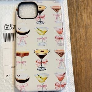 Cocktail Print Phone Case